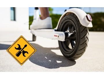 Gids voor het vervangen van de binnenband van een elektrische step - hoe doe je dat in een paar minu