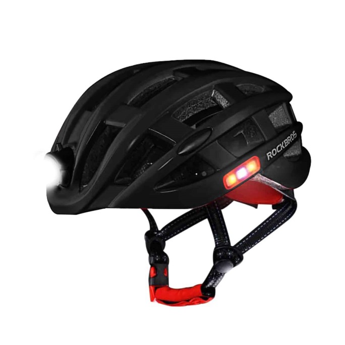 Helm AERIUM ROCKBROS Ultralight met LED-zaklamp zwart