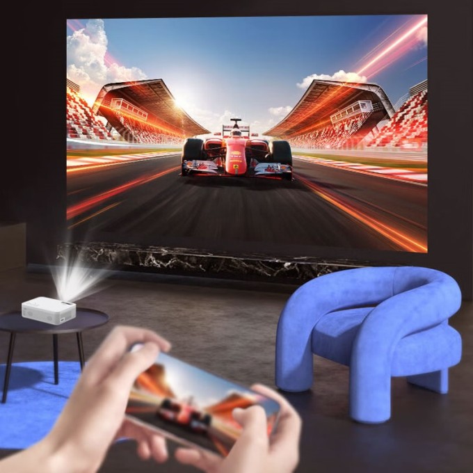 AERIUM Z850 UHD HiSilicon Wi-Fi draagbare projector