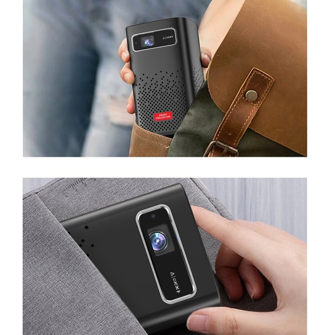 Mini Draagbare Projector met Batterij AERIUM P8000 DLP Wi-Fi Super Bass