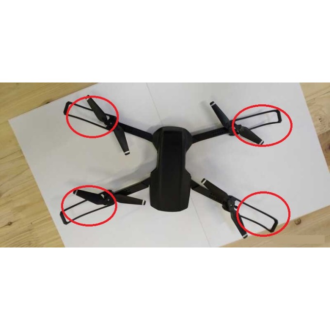 Vervangingsset van 4 propellerbeschermers voor AERIUM E99 Pro 4K drone