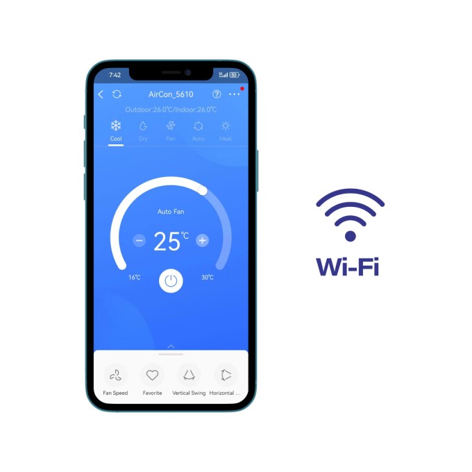 Olimpia Splendid Dolceclima Dolceclima Compact 10 MBB Wi-Fi mobiele airco