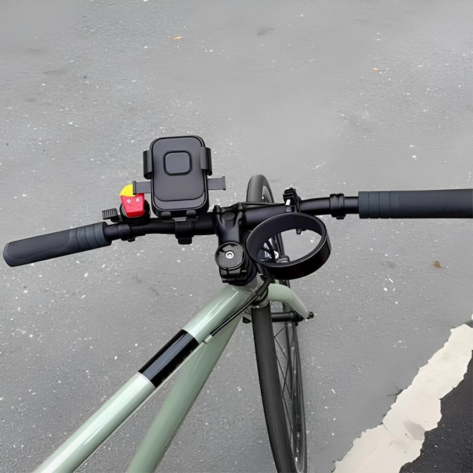 Telefoonhouder voor elektrische steps, fietsen en motorfietsen Telefoonhouder voor elektrische steps, fietsen en motorfietsen