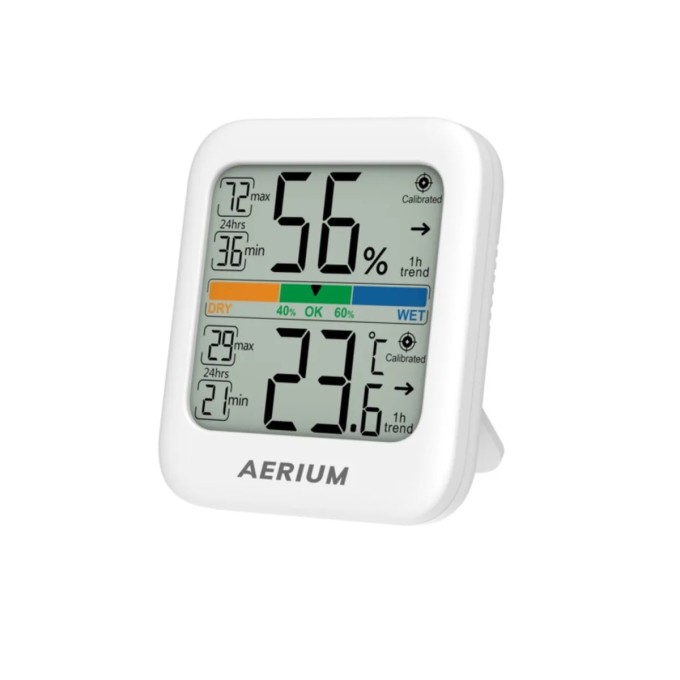 Lucht temperatuur- en vochtigheidsmonitor AERIUM T33 DUAL