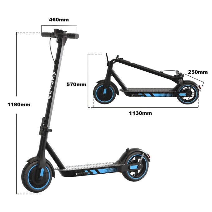 Elektrische step AERIUM MaxRide T500 blauw