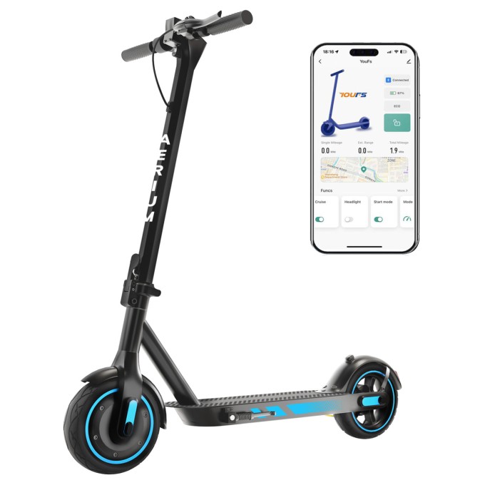 Elektrische step AERIUM MaxRide T500 blauw