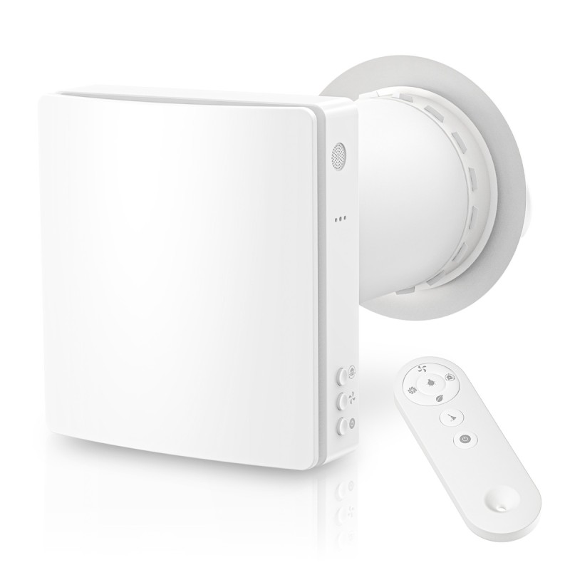 Decentrale warmteterugwinning AERIUM FreshPair+ H60P met vochtsensor Decentrale warmteterugwinning AERIUM FreshPair+ H60P met vochtsensor