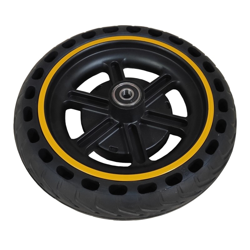 Reserve achterwiel gele kleur voor step AERIUM T350 zwart